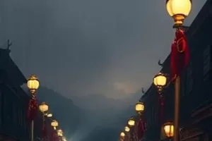 午夜图书馆封面：深夜书架间亮起的一盏台灯